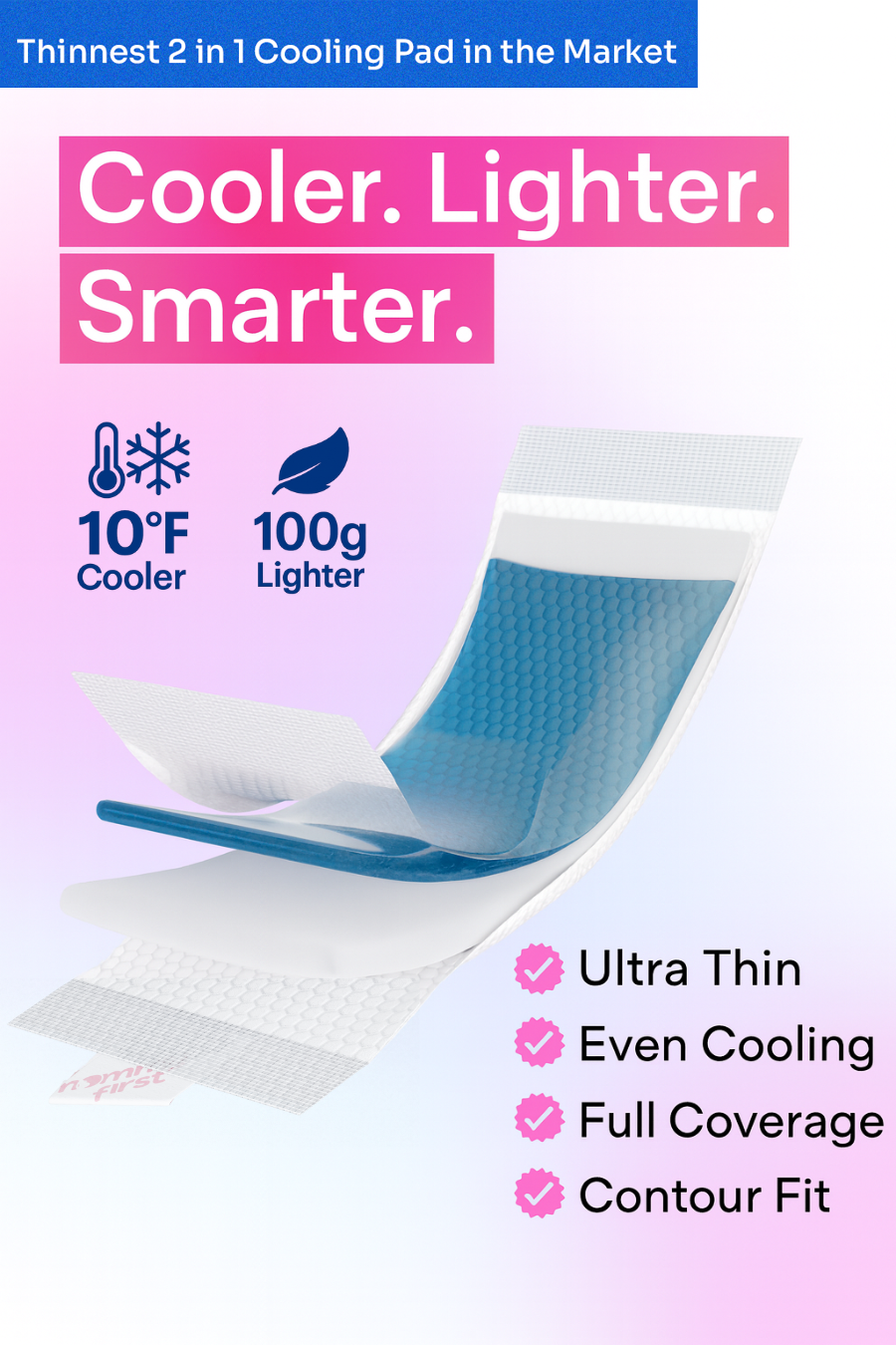 Ultra-Thin 2-in-1 Postpartum Ice Pads | Pack of 8