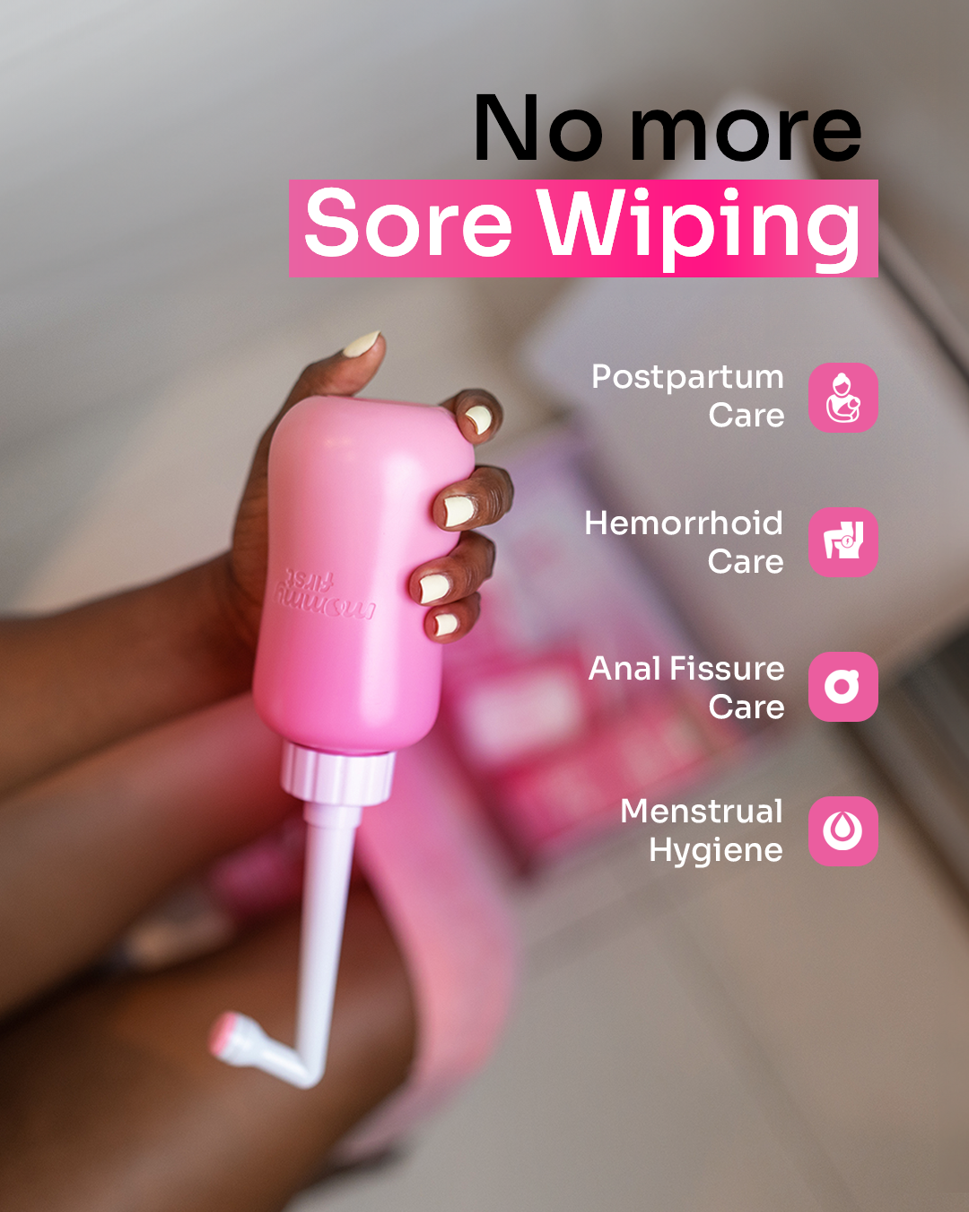 Upside Down Peri Bottle | Rose Blush